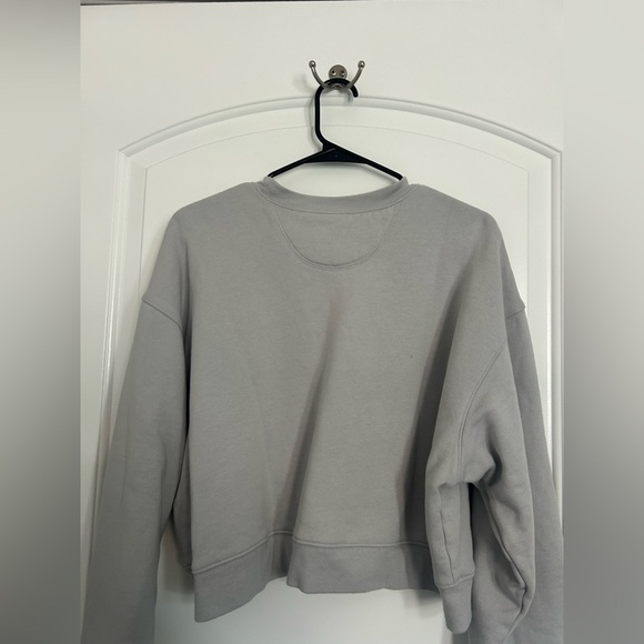 Girlfriend Collective Grey Crewneck Sweater organic cotton size extra large - Picture 8 of 12